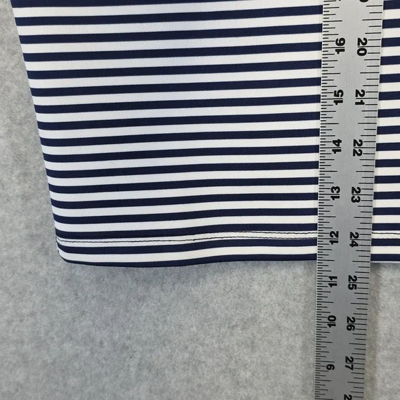Thyme & Honey Striped Blue and White Pencil Skirt - Picture 8 of 10
